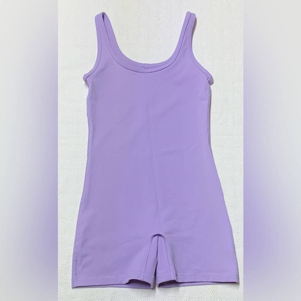 TnAction Lavender Sleeveless Bodysuit - Picture 2 of 4